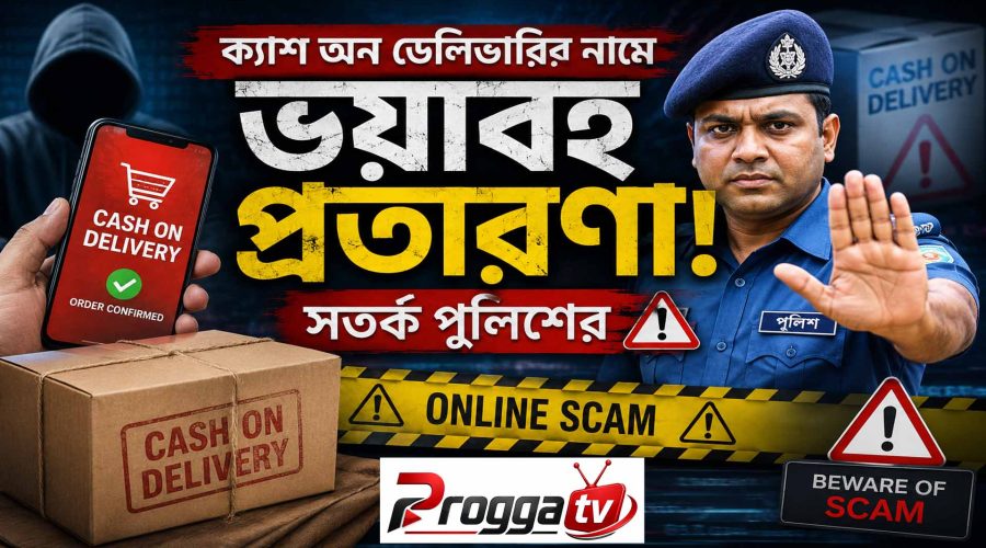 ক্যাশ অন ডেলিভারির নামে ভয়াবহ প্রতারণা, সতর্ক পুলিশ